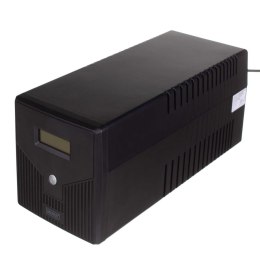 Digitus Zasilacz awaryjny UPS DIGITUS Line-Interactive LCD 1000VA/600W 2x12V/7Ah AVR 4xSCHUKO USB RS232 RJ45