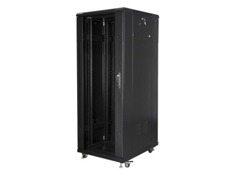 LANBERG Szafa instalacyjna Rack stojąca 19" 32U 600x800 czarna Lanberg (flat pack)