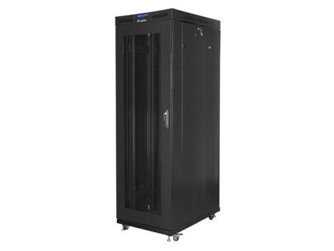 LANBERG Szafa instalacyjna Rack stojąca 19" 37U 800x1000 czarna drzwi perforowane LCD Lanberg (flat pack)