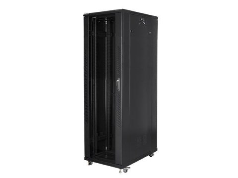 LANBERG Szafa instalacyjna Rack stojąca 19" 42U 800x1000 czarna Lanberg (flat pack)