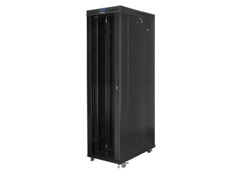 LANBERG Szafa instalacyjna Rack stojąca 19" 47U 800x1200 czarna drzwi szklane LCD Lanberg (flat pack)