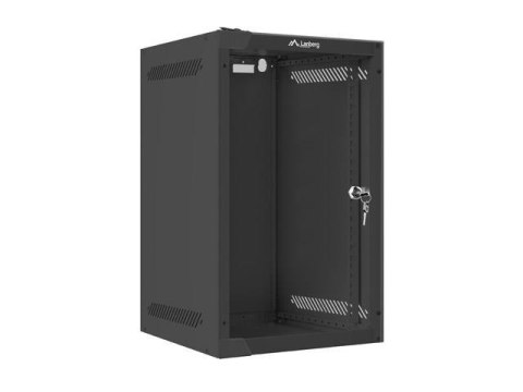 LANBERG Szafa instalacyjna Rack wisząca 10" 9U 280x310 czarna Lanberg (flat pack)