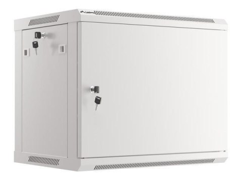 LANBERG Szafa instalacyjna Rack wisząca 19" 9U 600x450 szara drzwi metalowe Lanberg (flat pack)