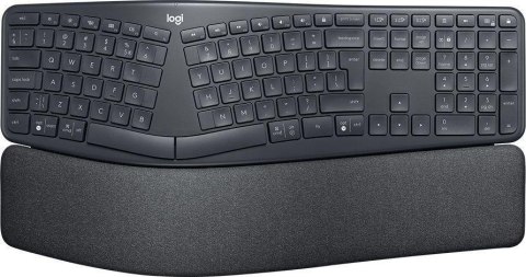 LOGITECH Klawiatura bezprzewodowa Logitech ERGO K860 czarna ergonomiczna