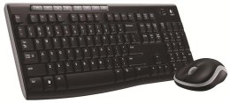 LOGITECH Zestaw bezprzewodowy klawiatura + mysz Logitech MK270 czarny