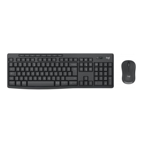 LOGITECH Zestaw bezprzewodowy klawiatura + mysz Logitech MK370 Combo for Business grafitowy