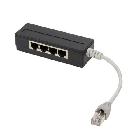 LogiLink Splitter RJ45 4-portowy Logilink MP0032 ekranowany, 15cm