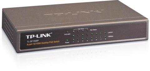 TP-LINK Switch niezarządzalny TP-Link TL-SF1008P 8x10/100, 4xPoE