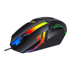 VAKOSS Mysz przewodowa VAKOSS TM-5133K, Gaming, podświetlenie RGB