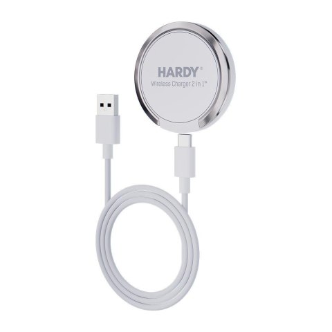 3mk Protection Ładowarka indukcyjna 3mk Hardy Wireless Charger 2in1 15W White