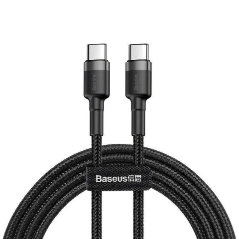 Baseus Kabel przewód USB-C PD 2.0 100cm Baseus Cafule CATKLF-GG1 Quick Charge 3.0 3A z obsługą szybkiego ładowania 60W