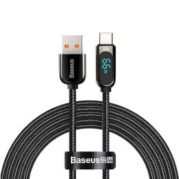 Baseus Kabel przewód USB - USB-C / Typ-C 100cm Baseus Display CASX020001 z obsługą szybkiego ładowania 66W