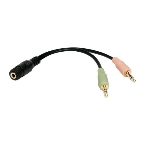 LogiLink Adapter audio stereo LogiLink CA0020 3,5mm jack (F) > 2x 3,5mm jack (M)