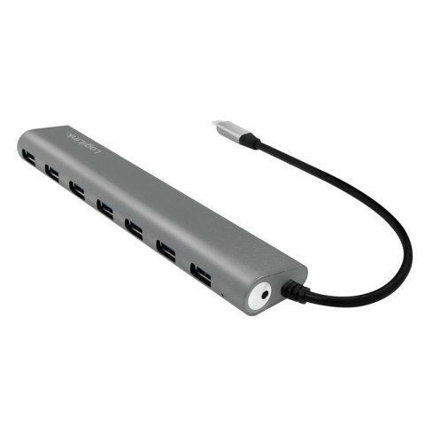 LogiLink Hub USB-C 3.1 LogiLink UA0310 7 portów, aluminiowa obudowa