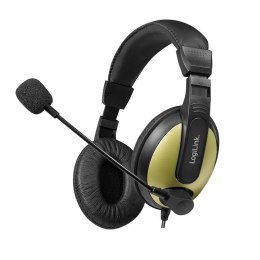 LogiLink Słuchawki z mikrofonem LogiLink HS0011A multimedia, stereo