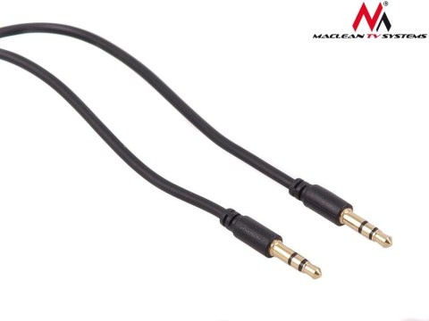 Maclean Kabel audio Maclean MCTV-815 miniJack 3,5mm (M) - miniJack 3,5mm (M), 1.5m Czarny