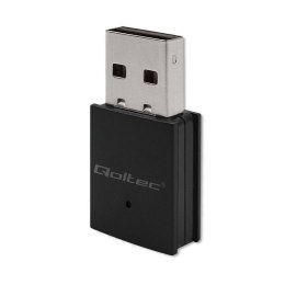 Qoltec Karta sieciowa Mini Wi-Fi Qoltec Bezprzewodowy BT 4.0 | Standard N