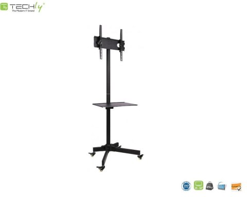 Techly Stojak mobilny Techly 23"-55", 25kg regulowany