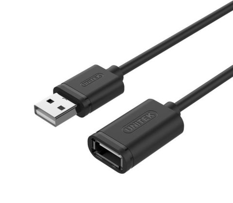 Unitek Kabel przedłużacz Unitek Y-C428GBK USB 2.0, AM-AF, 1m