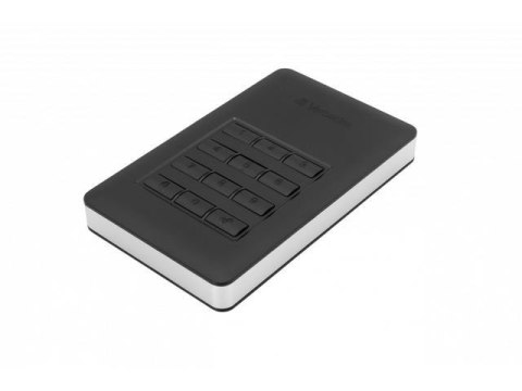 Verbatim Dysk zewnętrzny Verbatim 2TB Secure 2,5" USB 3.1 czarny szyfrowany