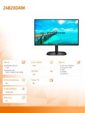 AOC Monitor 24B2XDAM 23.8 cala VA DVI HDMI Głośniki