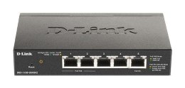 D-LINK Switch zarządzalny D-Link DGS-1100-05PDV2 2x1000 3x1000PoE Mbps Gigabit