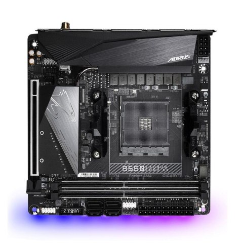 GIGABYTE Płyta Gigabyte B550I AORUS PRO AX /AMD B550/DDR4/SATA3/M.2/USB3.1/WiFi/BT/PCIe4.0/AM4/Mini-ITX