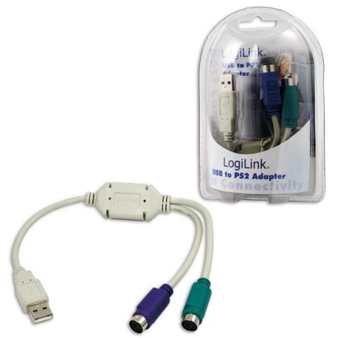 LogiLink Adapter USB LogiLink AU0004A USB > 2x PS/2