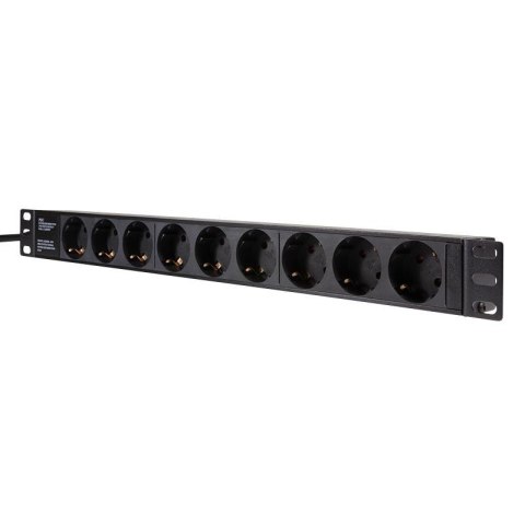 LogiLink Listwa zasilająca LogiLink do szaf PDU9C03 19" 16A PDU 9x Schuko 2m czarna