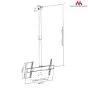 Maclean Maclean Uchwyt do telewizora sufitowy 32-65" MC-631 50kg max vesa 400x400 TV