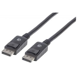 Manhattan Kabel Manhattan DisplayPort V1.2 DP-DP M/M 4K*60Hz 3m czarny