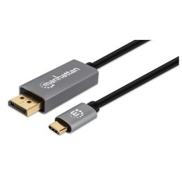 Manhattan Kabel adapter Manhattan USB-C / DisplayPort DP Alt Mode 8K 2m czarny