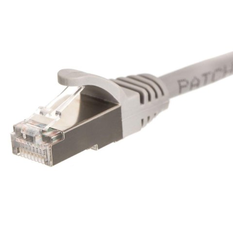 NETRACK Patchcord RJ45, kat. 6 FTP F/UTP, 1m, Netrack, szary