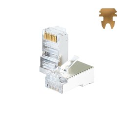 NETRACK Wtyk RJ45 FTP STP kat. 5e, linka, Netrack (100 szt)