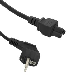 Qoltec Kabel zasilający Qoltec koniczynka 3pin S03/ST1 1,4m