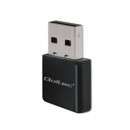 Qoltec Karta sieciowa Qoltec Bezprzewodowy Ultra szybki mini adapter NANO WiFi | Standard N | USB 2.0 | 300Mbps