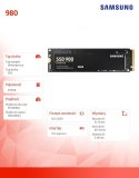 Samsung Dysk SSD 980 500GB Gen3.0x4 NVMeMZ-V8V500B