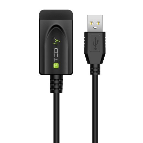 Techly Kabel / Przedłużacz Techly Aktywny USB 2.0 A-A M/F 20m Czarny