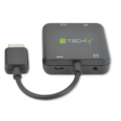 Techly Kabel adapter Techly HDMI 4Kx2K do Audio 5.1CH SPIDF / 2.0 Jack 3.5mm Extractor