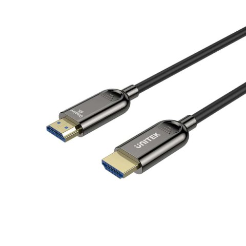 Unitek Kabel Optyczny HDMI Unitek C11085GY01-15M v2.1 AOC, 8K, UHD, 120Hz M/M 15m