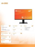 AG NEOVO Monitor 22 cale LA-2202 HDMI DP D-SUB