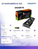 Gigabyte Karta graficzna GeForce RTX 4060 GAMING OC 8G GDDR6 128bit 2DP/2HDMI