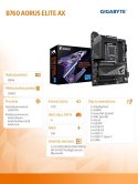 Gigabyte Płyta główna B760 AORUS ELITE AX s1700 4DDR5 DP/HDMI ATX