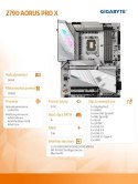 Gigabyte Płyta główna Z790 AORUS PRO X S1700 4DDR5 USB/DP ATX