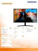 Samsung Monitor 31,5 cala LU32J590UQPXEN VA 3840x2160 UHD 16:9 2xHDMI/1xDP 4 ms (GTG) płaski 2 lata d2d