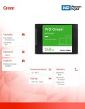 Western Digital Dysk SSD Green 240GB SATA 2,5 cala WDS240G3G0A