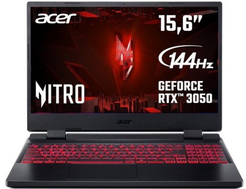 Acer Notebook Gaming Nitro 5 AN515-58-72EP i7-12650H/15.6FHD IPS 144Hz/16GB/512GB/RTX 3050 4GB/NoOS/Black