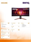 Benq Monitor 34 cale EX3410R LED WQHD/IPS/1ms/144Hz