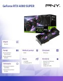 PNY Karta graficzna GeForce RTX 4080 SUPER 16GB XLR8 EPIC-X RGB