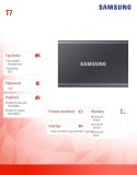 Samsung Dysk SSD Portable T7 4TB USB3.2 Gen.2 szary